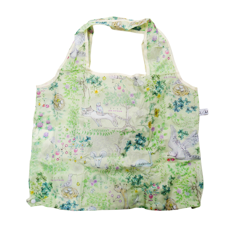 みすゞうた 折りたたみエコバッグ 2way 私と小鳥と鈴とＧ